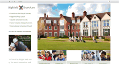Desktop Screenshot of highfieldschool.org.uk