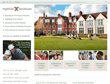 Tablet Screenshot of highfieldschool.org.uk